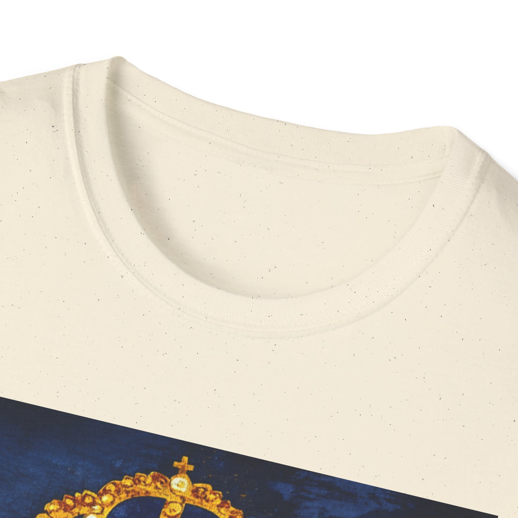 Crown Key Unisex T-Shirt, Softstyle Tee for Sports Fans, Birthday Gift, Casual Wear, Graphic Tee, Fashion Statement