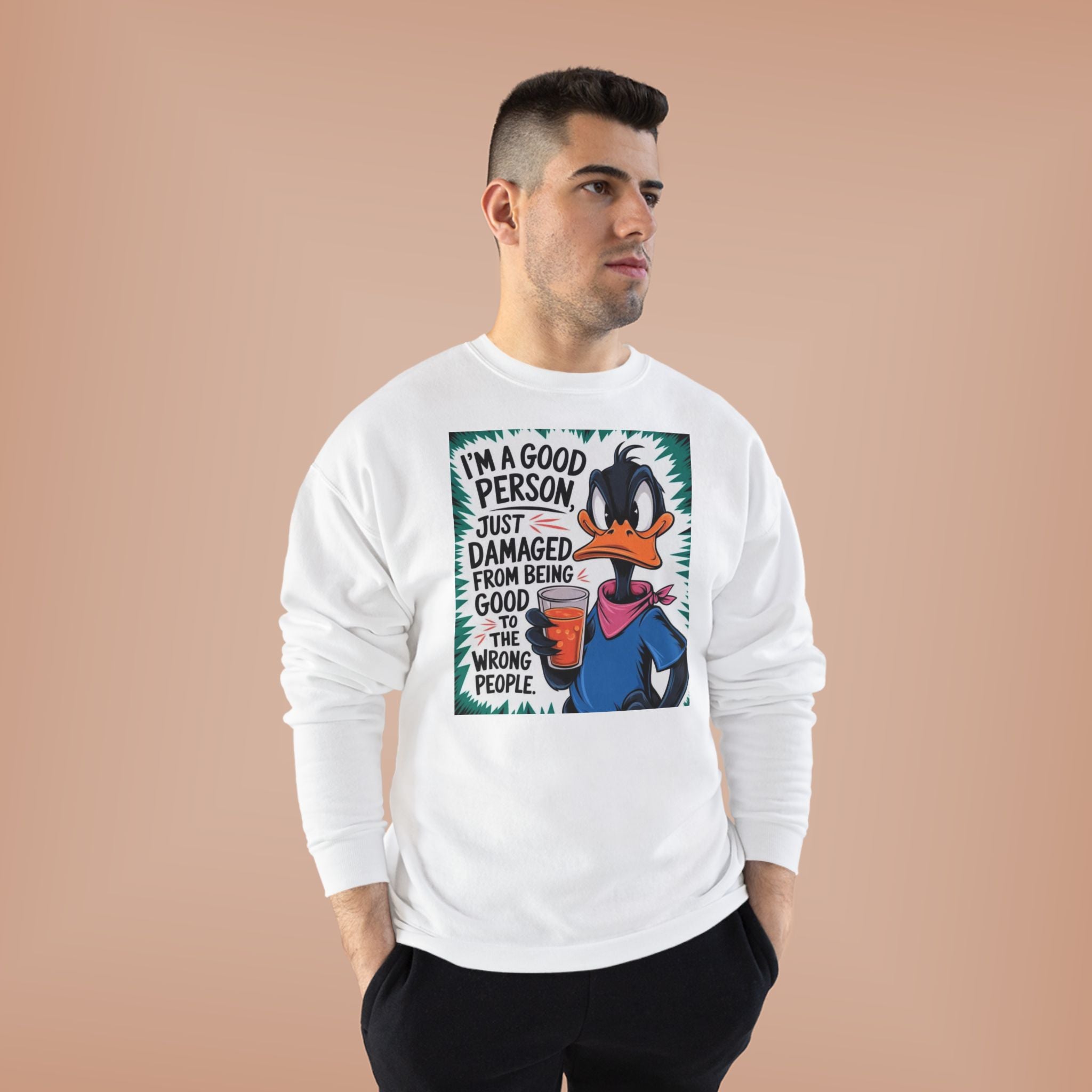 Funny Quote Sweatshirt, Unisex EcoSmart Crewneck, Perfect for Friends, Gift for Birthdays, Casual Wear, Everyday Comfort, Eco-Friendly [...]