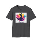 Colorful Dance Graphic T-Shirt, Unisex Tee, Perfect Gift for Dancers, Dance Studio Wear, Dance Parties, Art Lovers