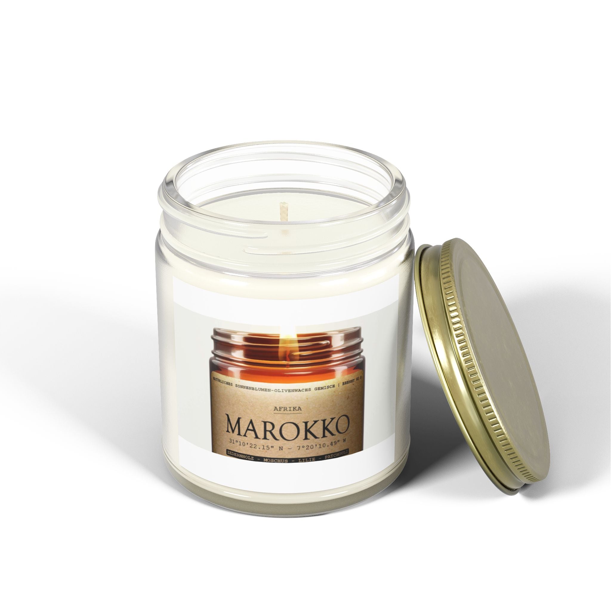 Coconut Apricot Scented Candles - Cozy Vibes for Home, Gift, Relaxation, Aromatherapy, Self-Care