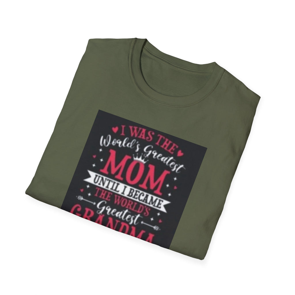 I Was The World's Greatest Mom Until I Became Grandma T-Shirt, Funny Family Gift, Mother's Day T-Shirt, Grandma Shirt, Birthday Gift, [...]