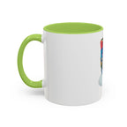 Vibrant Accent Coffee Mug | Colorful Art Mug for Home, Office, Gifts, Unique Coffee Lover, Hummingbird Design