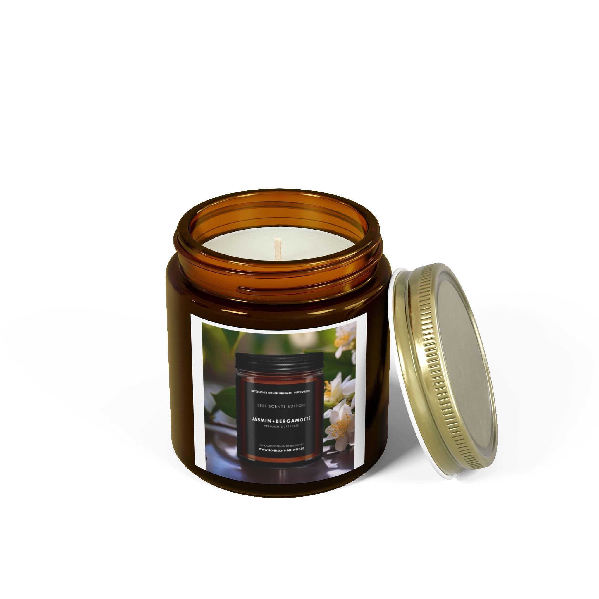 Coconut Apricot Scented Candles - Relaxing Aromatherapy, Home Décor Gift, Spa Essentials, Eco-Friendly Candle