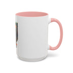 Vibrant Accent Coffee Mug | Colorful Art Mug for Home, Office, Gifts, Unique Coffee Lover, Hummingbird Design