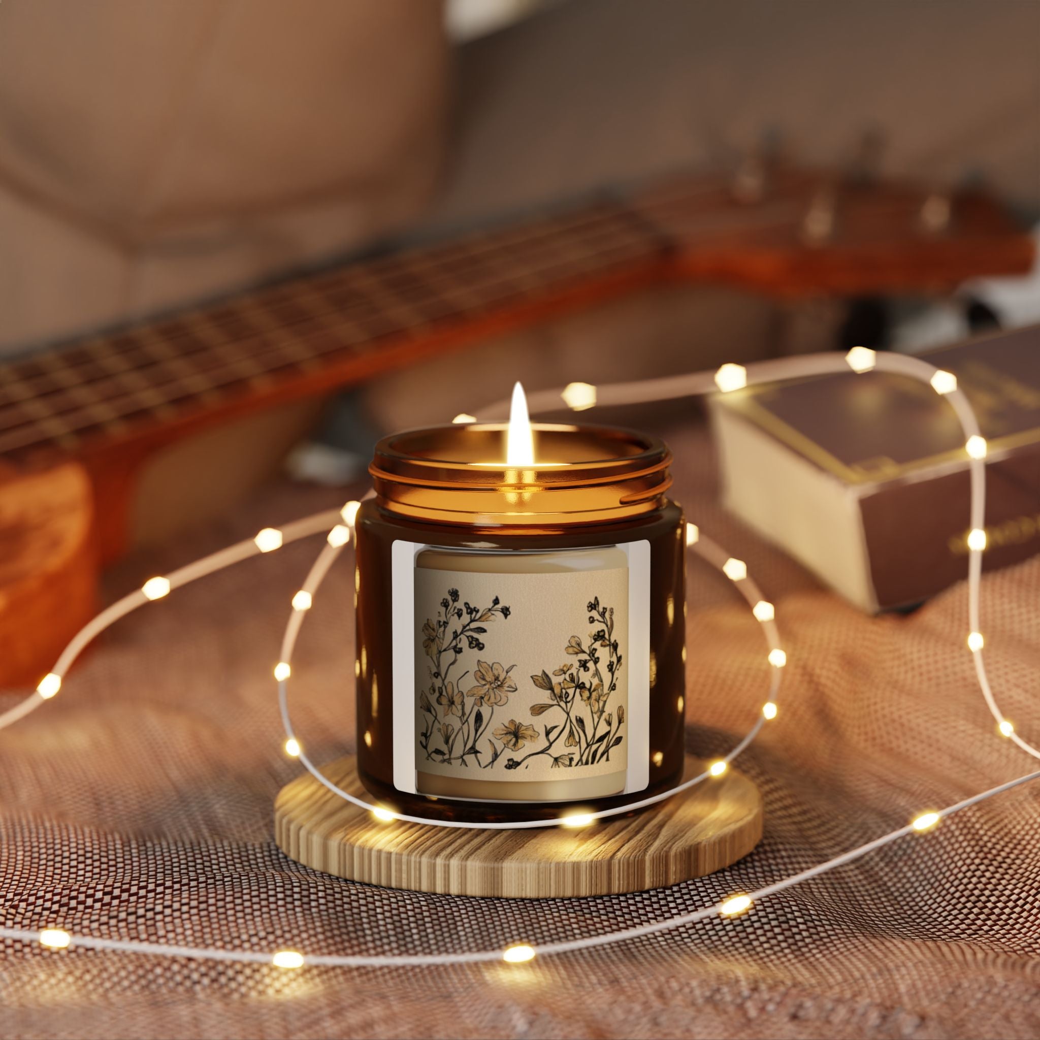 Aromatherapy Scented Soy Candle - Cozy Ambiance for Home Decor, Gifts, Self-Care, Eco-Friendly, Aromatic Fragrance