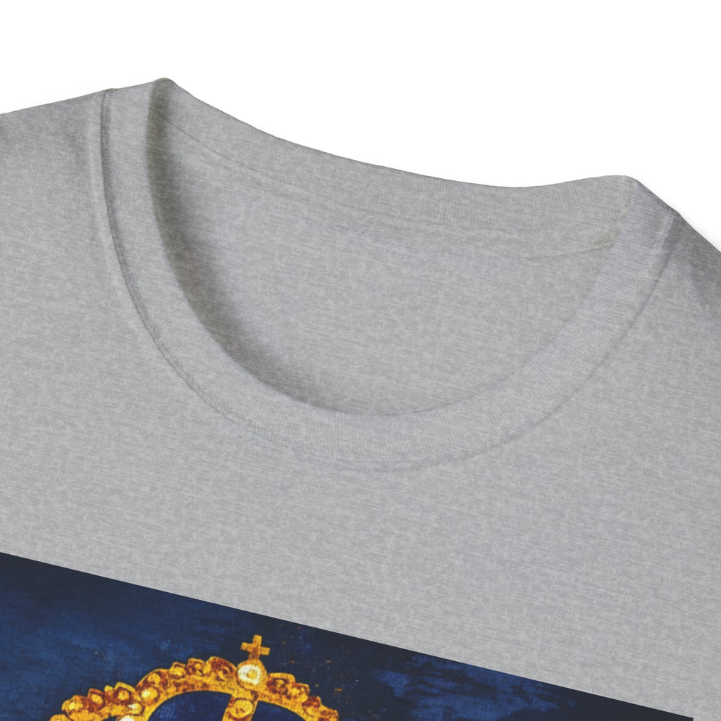 Crown Key Unisex T-Shirt, Softstyle Tee for Sports Fans, Birthday Gift, Casual Wear, Graphic Tee, Fashion Statement