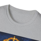 Crown Key Unisex T-Shirt, Softstyle Tee for Sports Fans, Birthday Gift, Casual Wear, Graphic Tee, Fashion Statement