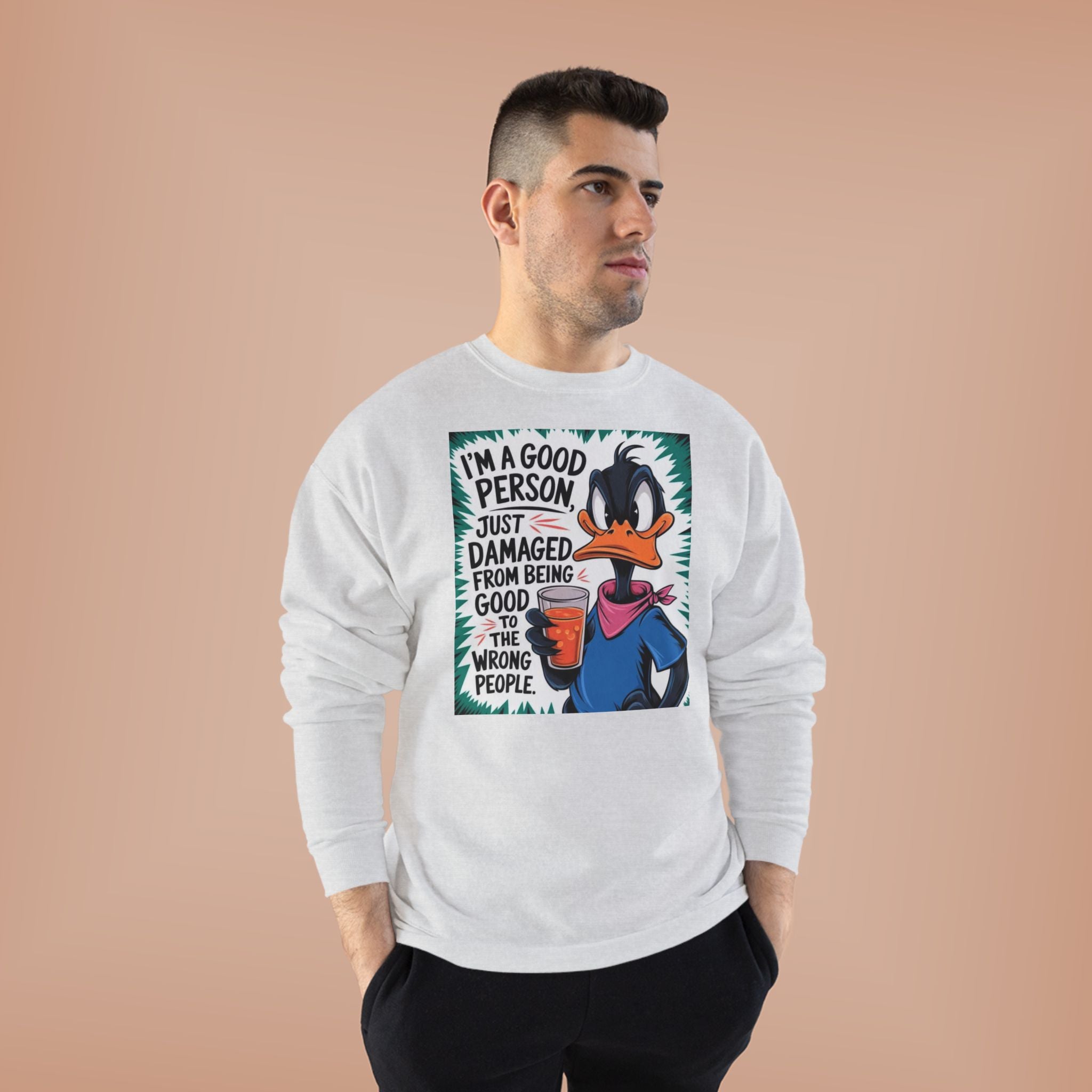 Funny Quote Sweatshirt, Unisex EcoSmart Crewneck, Perfect for Friends, Gift for Birthdays, Casual Wear, Everyday Comfort, Eco-Friendly [...]