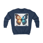 Butterfly Sun and Moon Kids Sweatshirt, Kids Clothing, Butterfly Sweatshirt, Unique Gift for Kids, Cozy Pullover