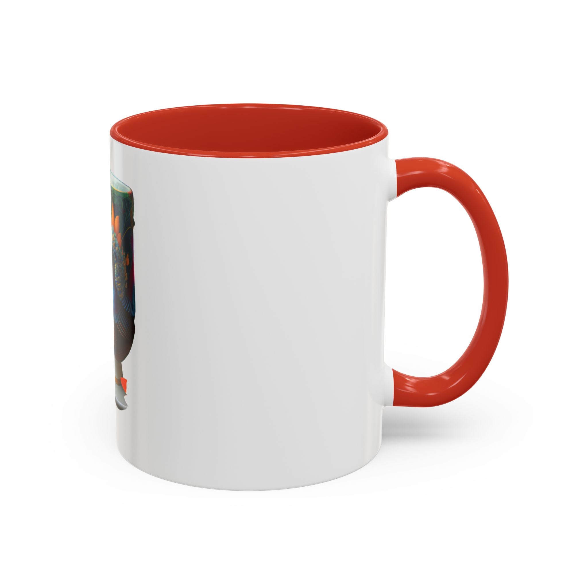 Vibrant Accent Coffee Mug | Colorful Art Mug for Home, Office, Gifts, Unique Coffee Lover, Hummingbird Design