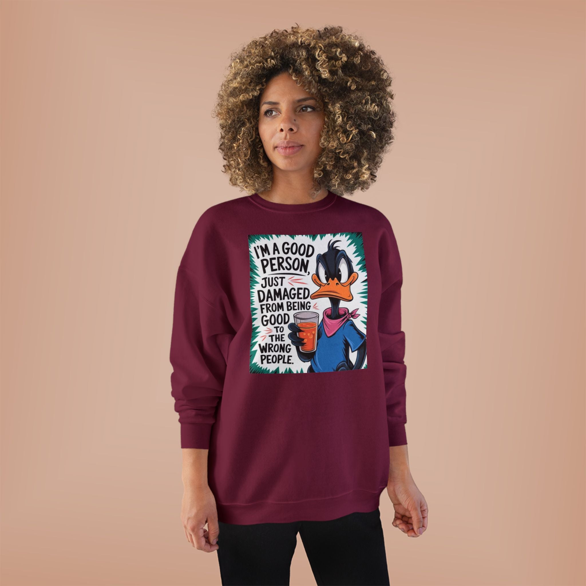 Funny Quote Sweatshirt, Unisex EcoSmart Crewneck, Perfect for Friends, Gift for Birthdays, Casual Wear, Everyday Comfort, Eco-Friendly [...]