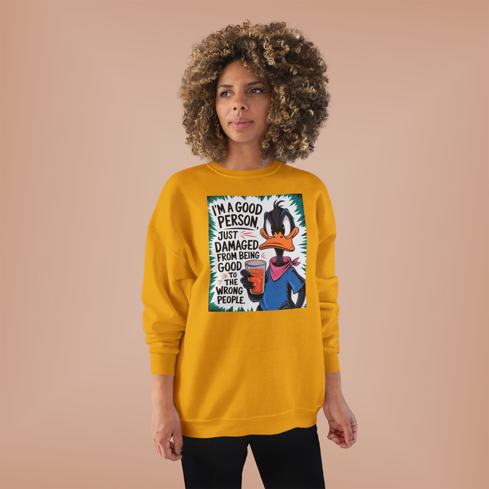 Funny Quote Sweatshirt, Unisex EcoSmart Crewneck, Perfect for Friends, Gift for Birthdays, Casual Wear, Everyday Comfort, Eco-Friendly [...]