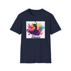 Colorful Dance Graphic T-Shirt, Unisex Tee, Perfect Gift for Dancers, Dance Studio Wear, Dance Parties, Art Lovers