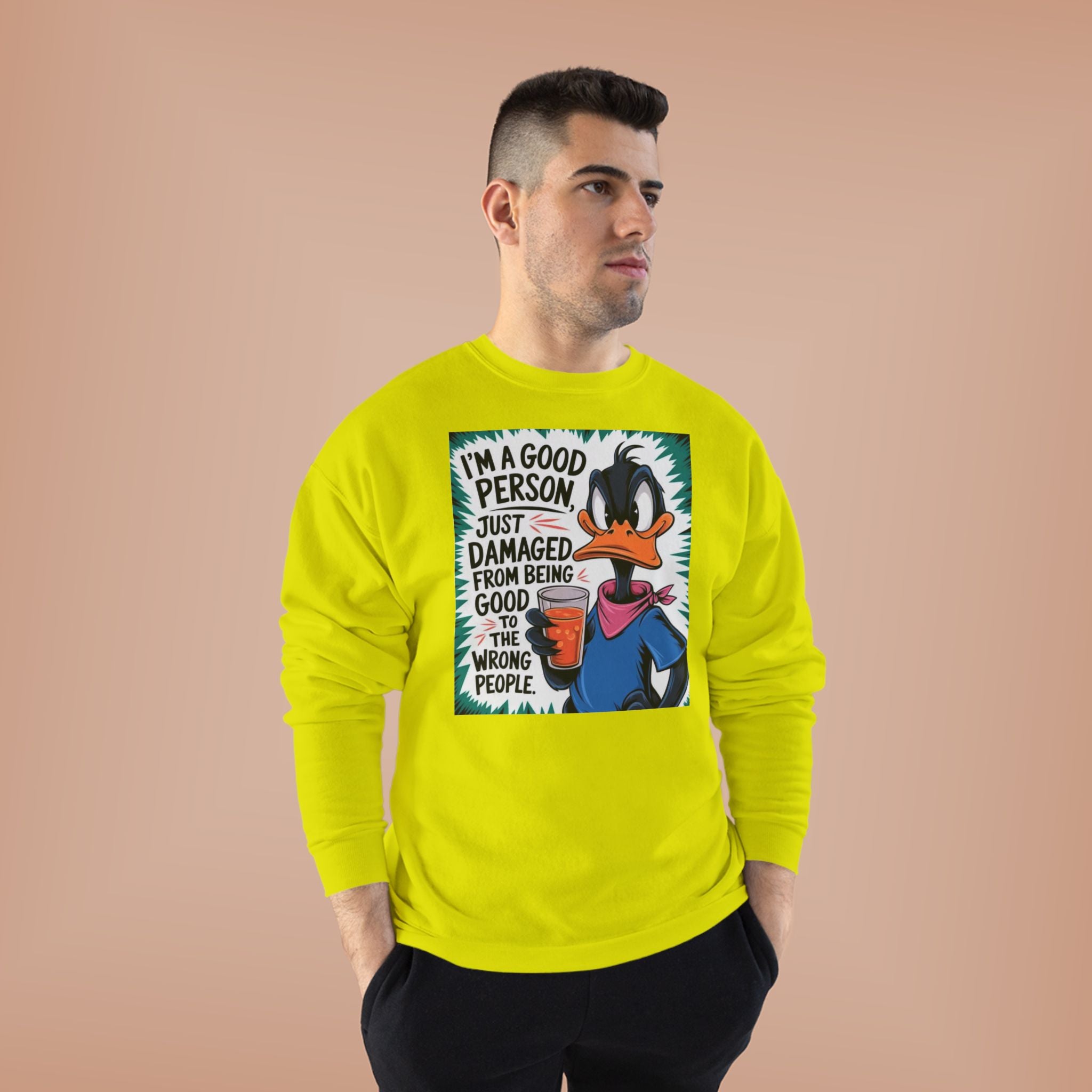 Funny Quote Sweatshirt, Unisex EcoSmart Crewneck, Perfect for Friends, Gift for Birthdays, Casual Wear, Everyday Comfort, Eco-Friendly [...]