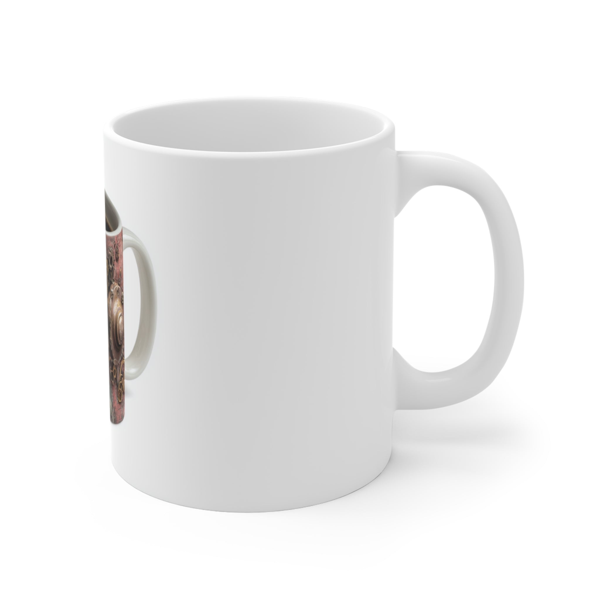 Steampunk Gear Mug - Vintage Coffee Cup, Unique Gift for Him, Mechanic Decor, Retro Steampunk Tea Mug, Home Office Drinkware