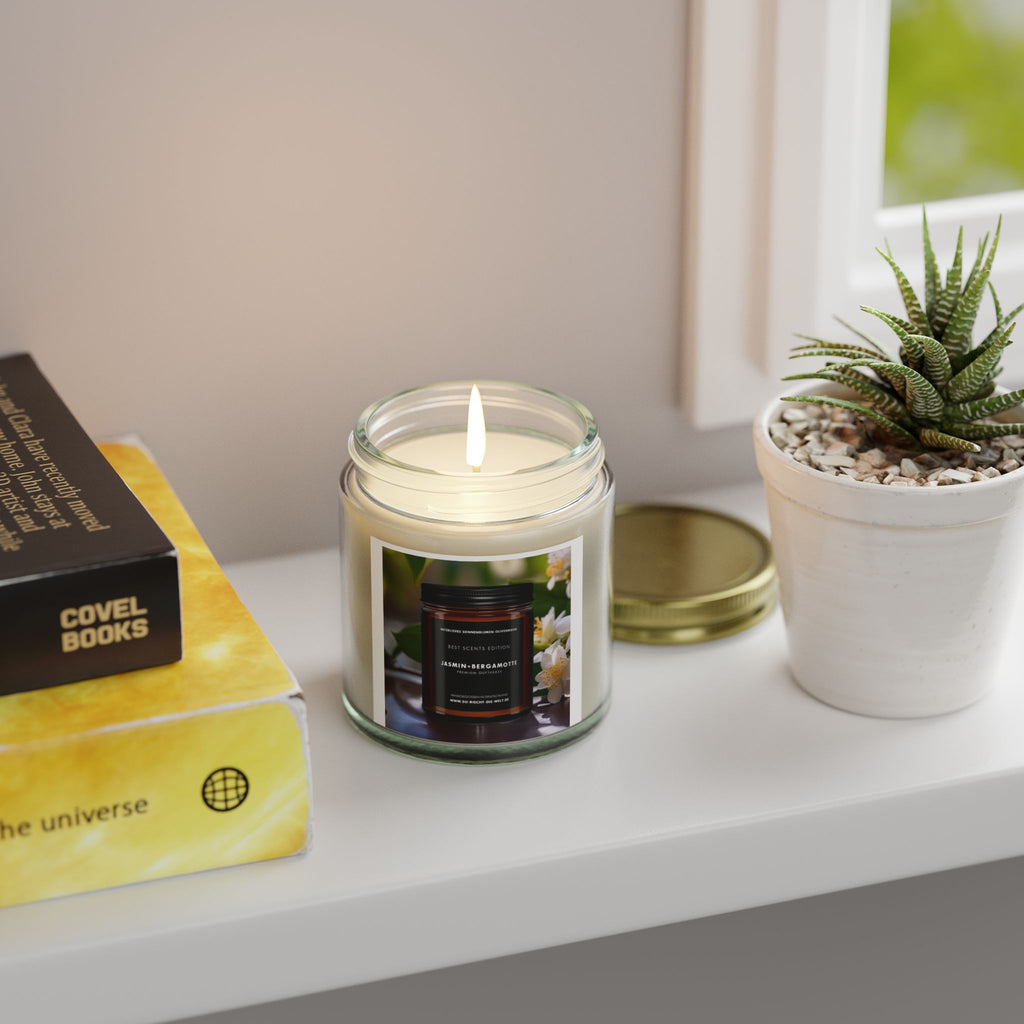 Coconut Apricot Scented Candles - Relaxing Aromatherapy, Home Décor Gift, Spa Essentials, Eco-Friendly Candle