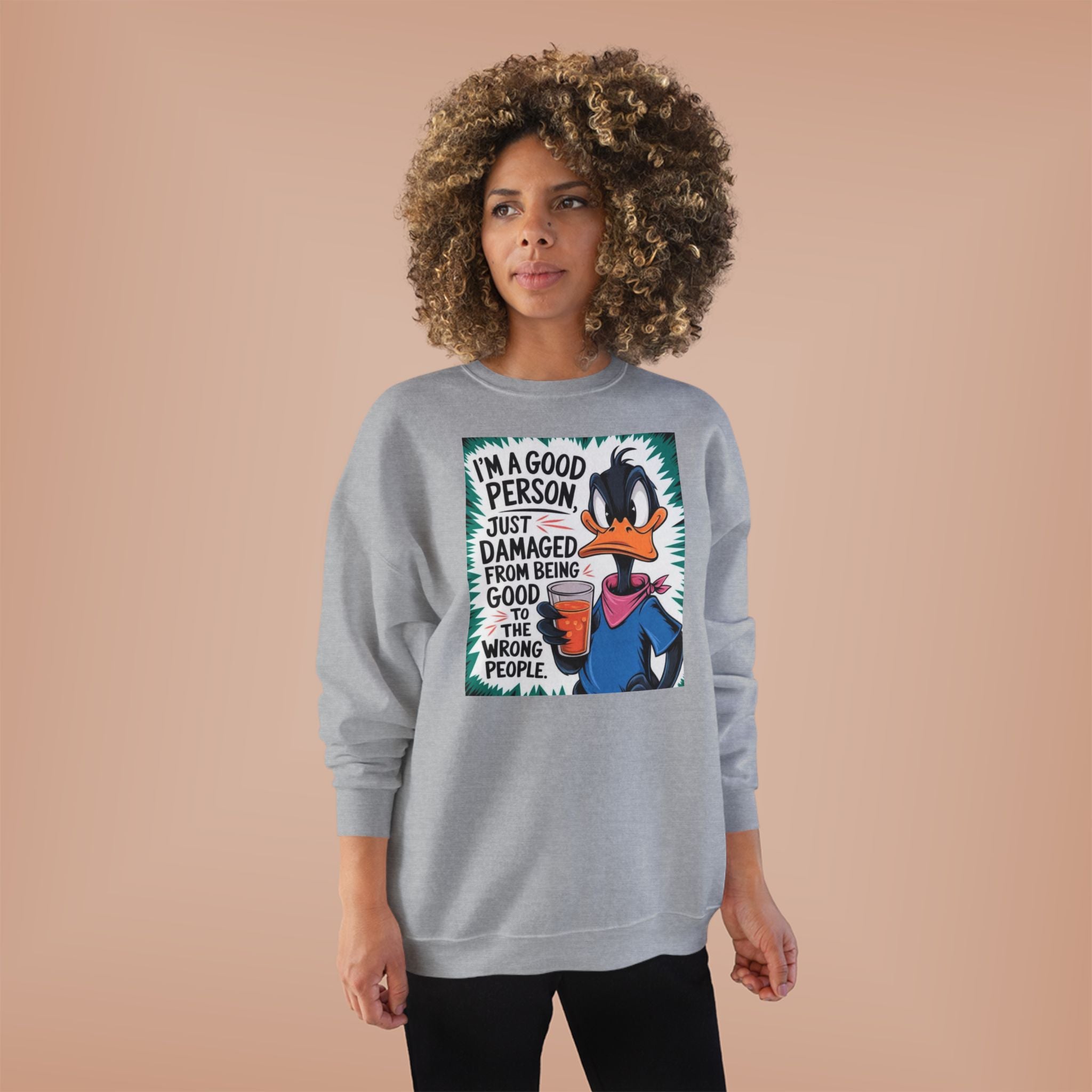 Funny Quote Sweatshirt, Unisex EcoSmart Crewneck, Perfect for Friends, Gift for Birthdays, Casual Wear, Everyday Comfort, Eco-Friendly [...]