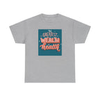 Inspirational Unisex Heavy Cotton Tee - "The Greatest Wealth is Health" - Motivational T-Shirt for Wellbeing, Gifts for Health [...]