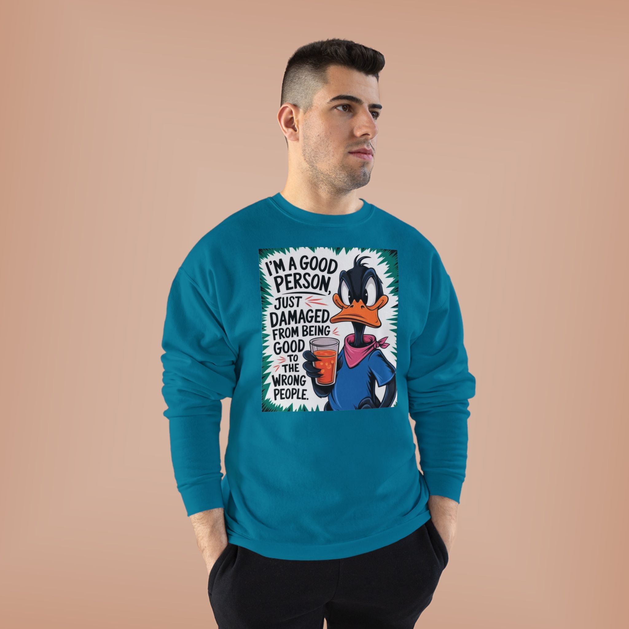 Funny Quote Sweatshirt, Unisex EcoSmart Crewneck, Perfect for Friends, Gift for Birthdays, Casual Wear, Everyday Comfort, Eco-Friendly [...]