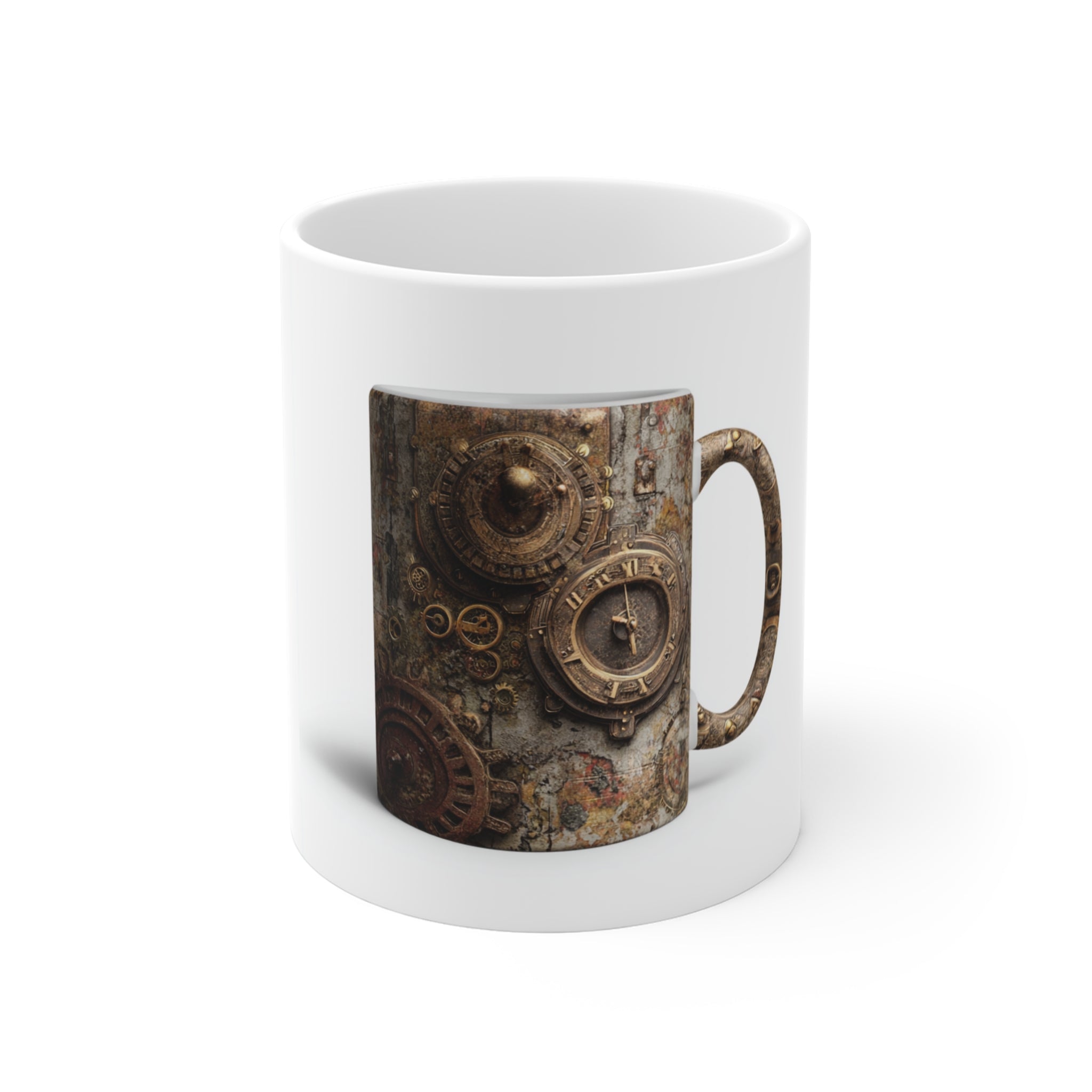 Steampunk Themed Mug, Vintage Coffee Cup, Industrial Decor Gift, Unique Tea Mug, Perfect for Home or Office, Gift for Him or Her