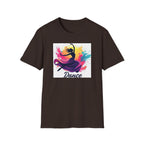 Colorful Dance Graphic T-Shirt, Unisex Tee, Perfect Gift for Dancers, Dance Studio Wear, Dance Parties, Art Lovers