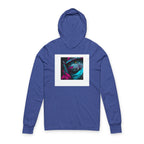 Cool Graphic Unisex Hooded Long Sleeve Tee, Edgy Casual Wear, Everyday Comfort, Ideal Gift for Him/Her, Perfect for Festivals, Streetwear