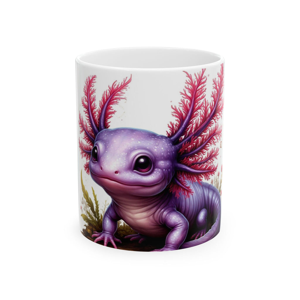 Whimsical Axolotl Ceramic Mug, Cute Coffee Cup, Unique Gift for Animal Lovers, Fun Drinkware, Perfect for Home or Office