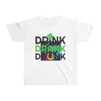Youth Tee with Fun Drink Design for Celebrations, Party Shirt, St. Patrick's Day, Spring Festivities, Trendy Kids Apparel, Party Outfit