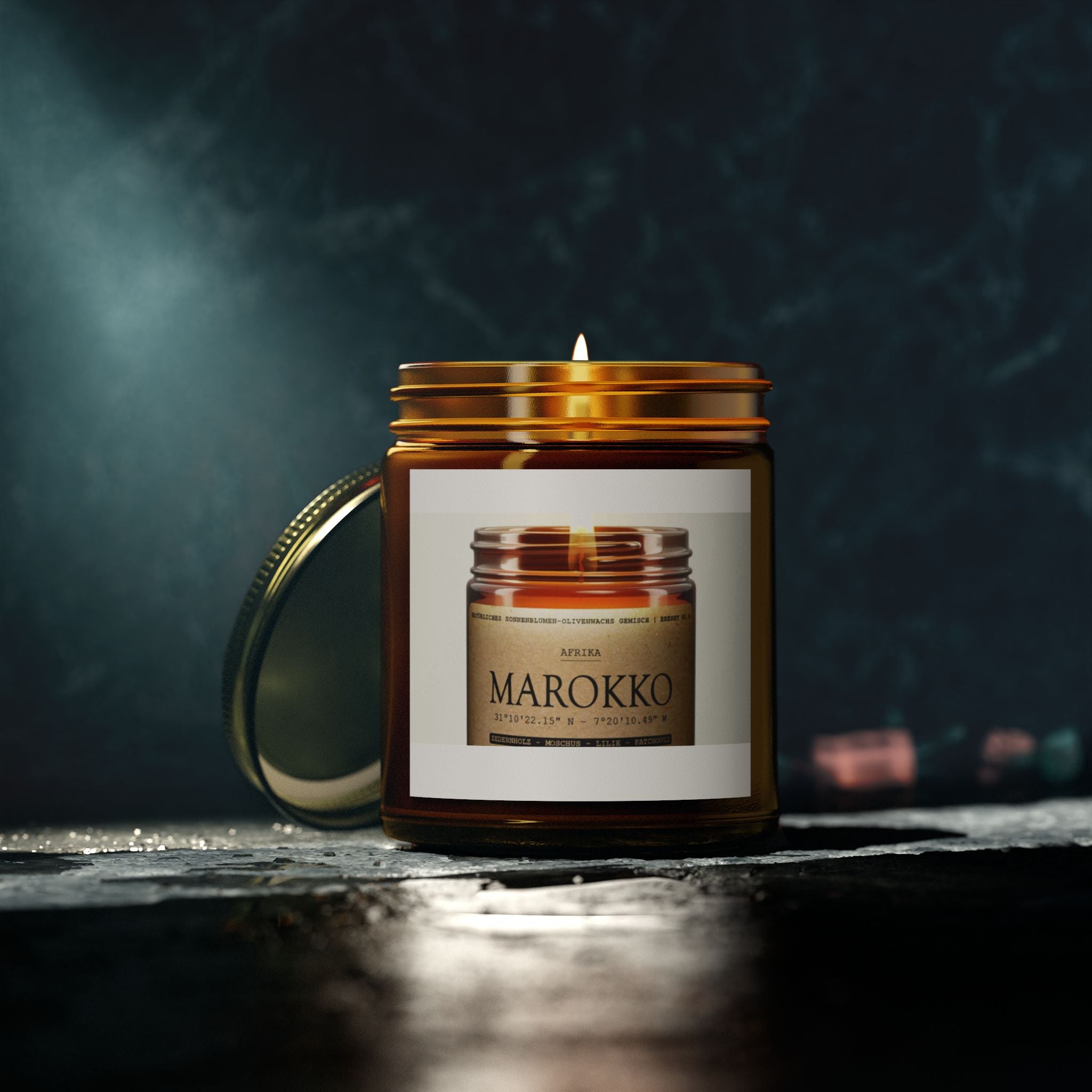 Coconut Apricot Scented Candles - Cozy Vibes for Home, Gift, Relaxation, Aromatherapy, Self-Care