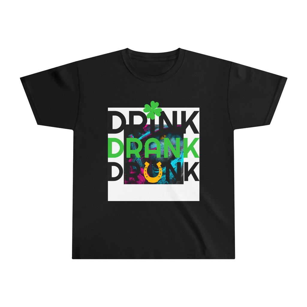 Youth Tee with Fun Drink Design for Celebrations, Party Shirt, St. Patrick's Day, Spring Festivities, Trendy Kids Apparel, Party Outfit