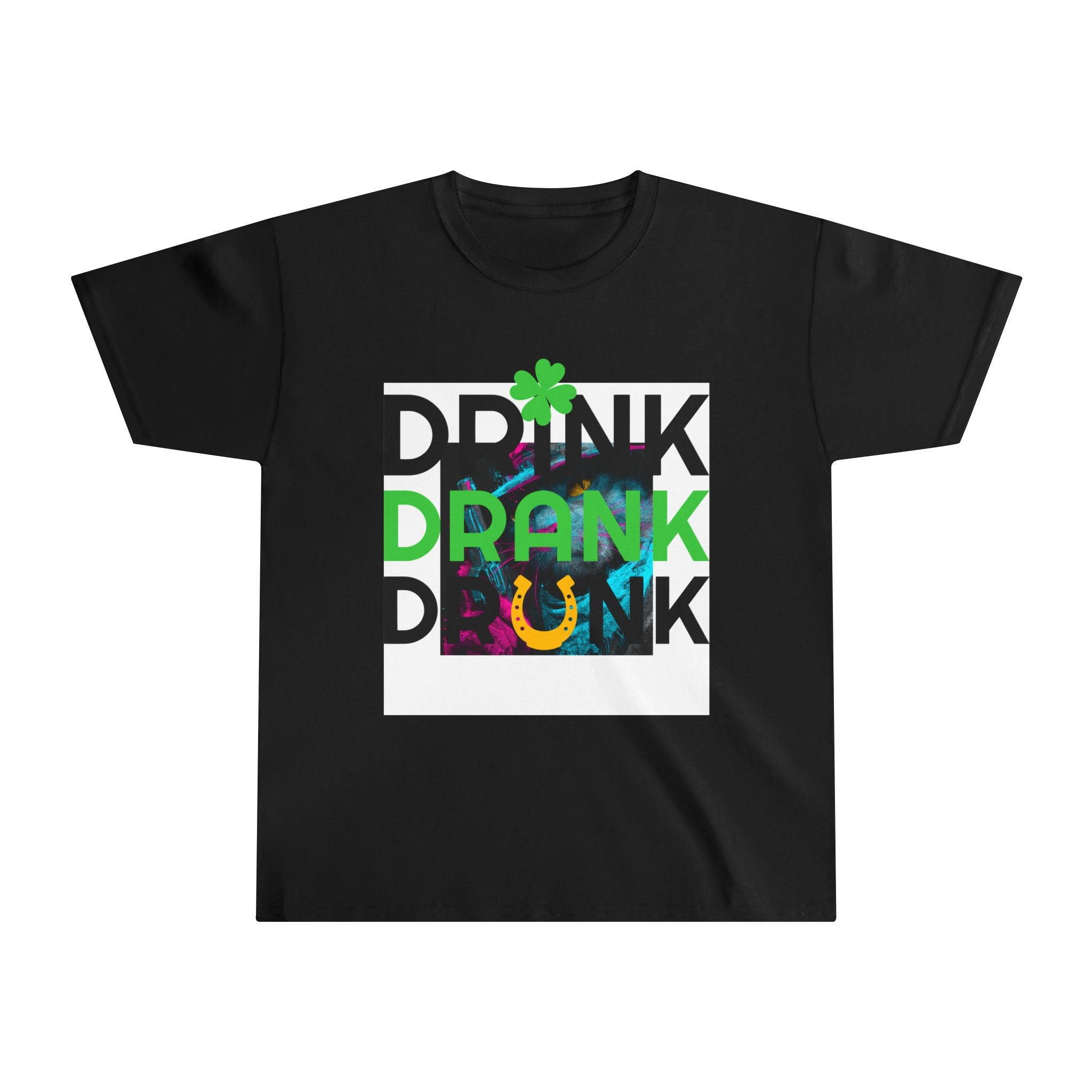 Youth Tee with Fun Drink Design for Celebrations, Party Shirt, St. Patrick's Day, Spring Festivities, Trendy Kids Apparel, Party Outfit