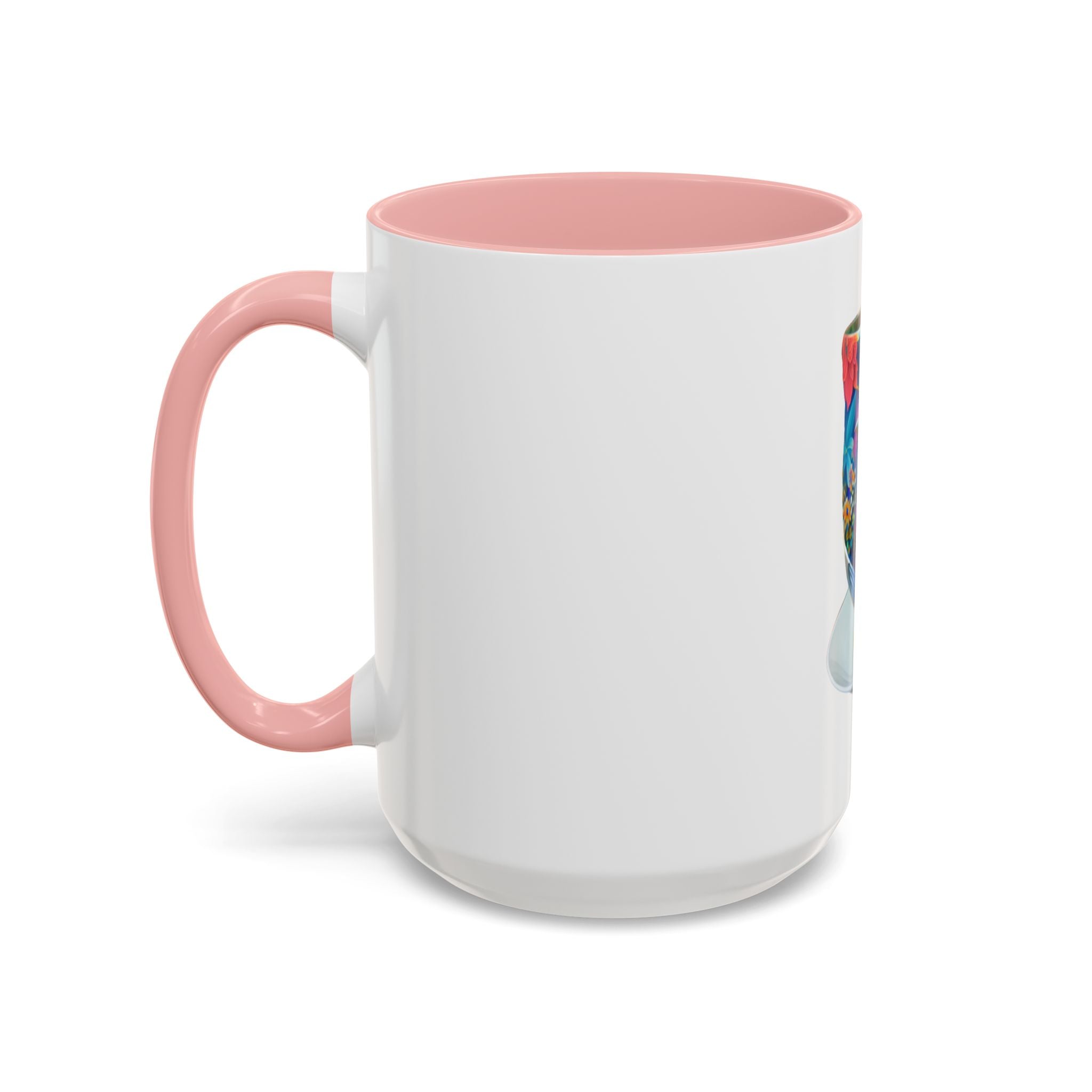 Vibrant Accent Coffee Mug | Colorful Art Mug for Home, Office, Gifts, Unique Coffee Lover, Hummingbird Design
