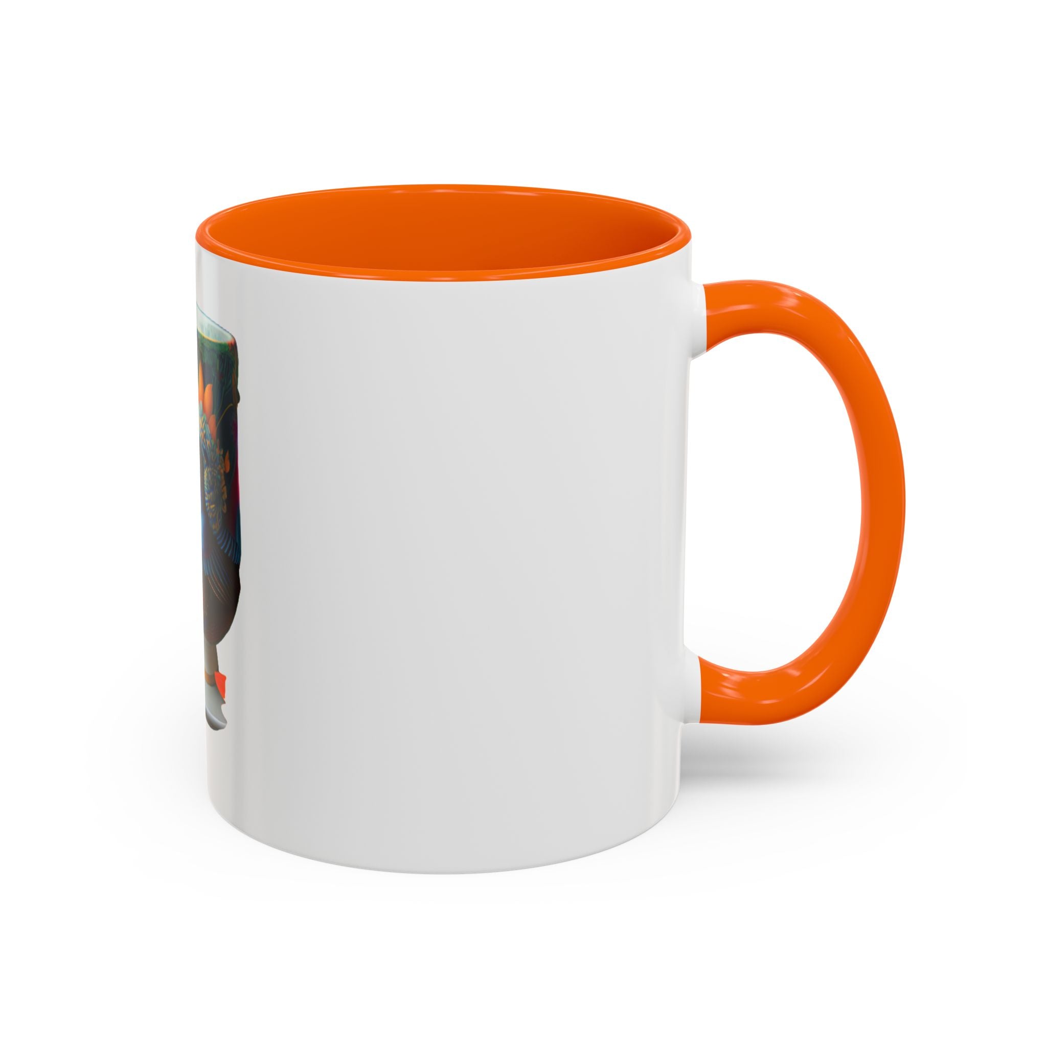 Vibrant Accent Coffee Mug | Colorful Art Mug for Home, Office, Gifts, Unique Coffee Lover, Hummingbird Design