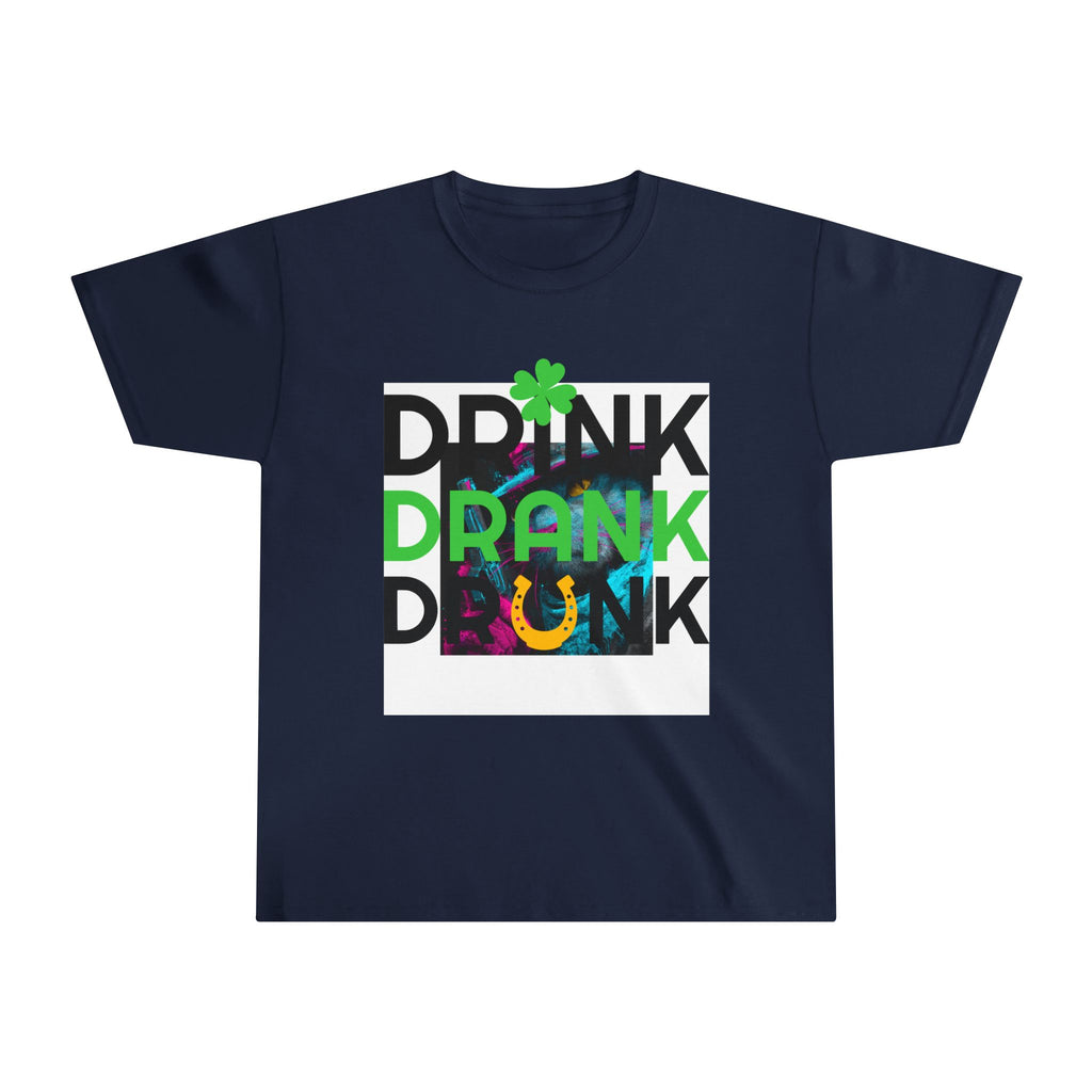 Youth Tee with Fun Drink Design for Celebrations, Party Shirt, St. Patrick's Day, Spring Festivities, Trendy Kids Apparel, Party Outfit