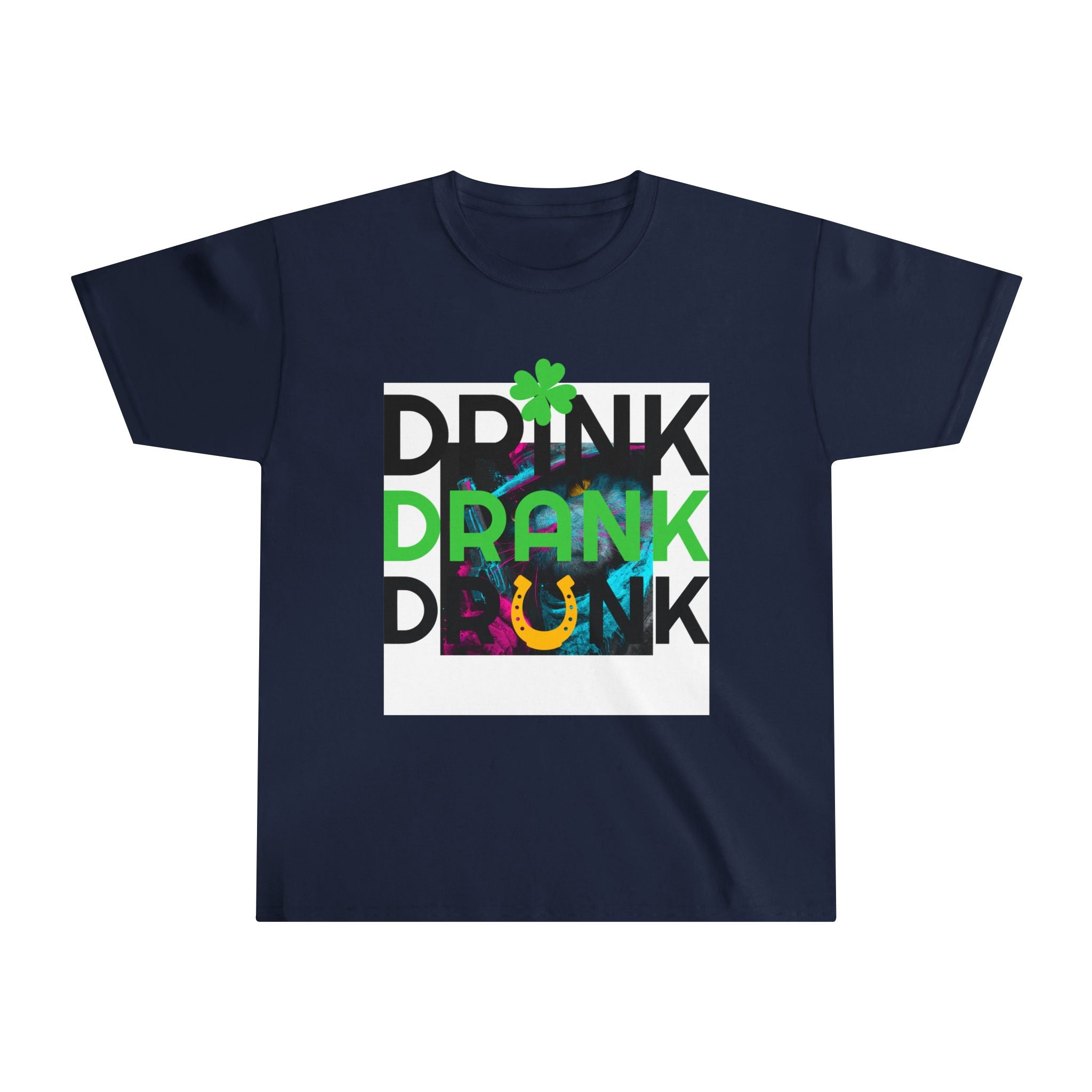Youth Tee with Fun Drink Design for Celebrations, Party Shirt, St. Patrick's Day, Spring Festivities, Trendy Kids Apparel, Party Outfit