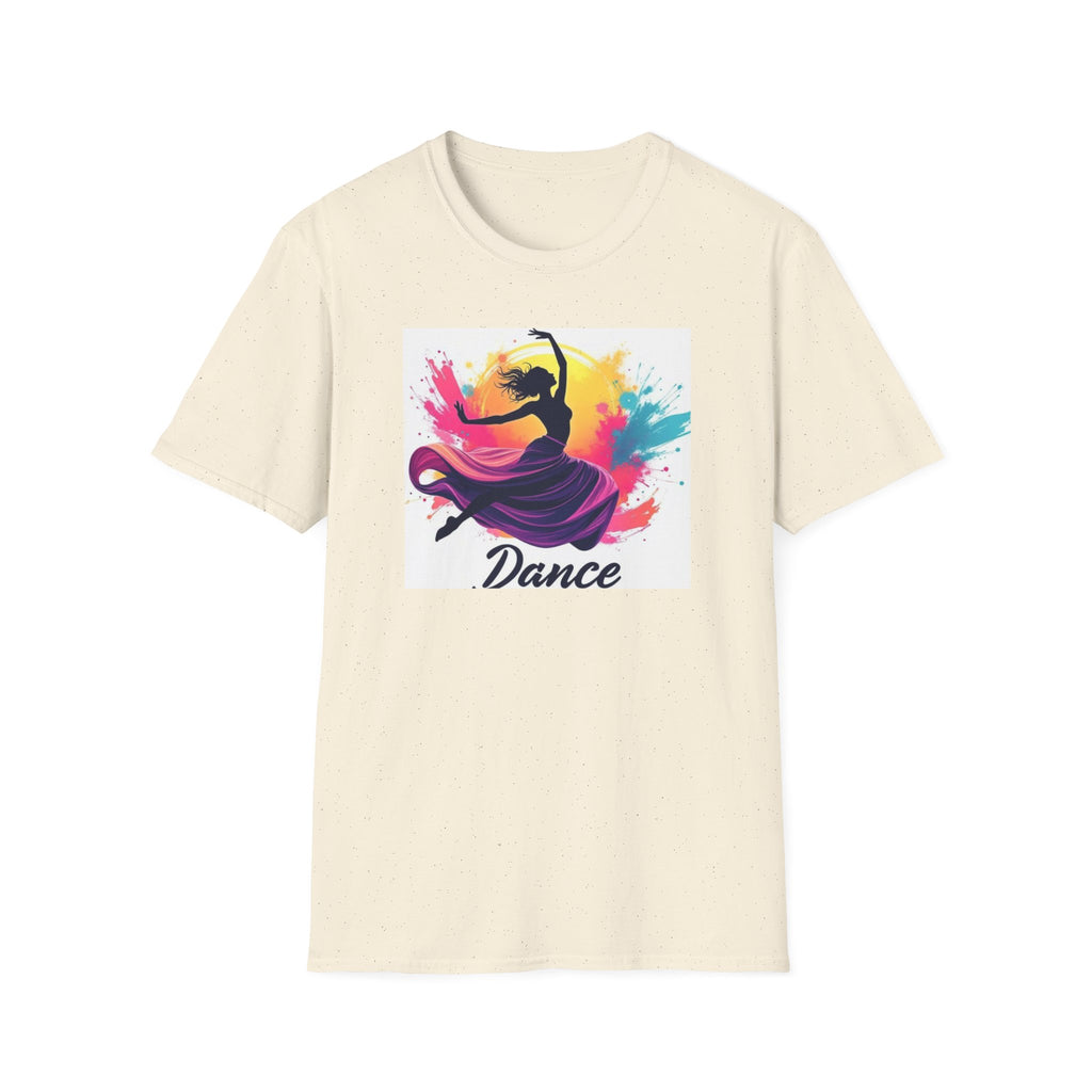 Colorful Dance Graphic T-Shirt, Unisex Tee, Perfect Gift for Dancers, Dance Studio Wear, Dance Parties, Art Lovers