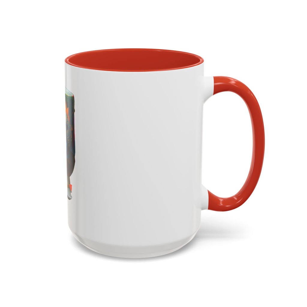 Vibrant Accent Coffee Mug | Colorful Art Mug for Home, Office, Gifts, Unique Coffee Lover, Hummingbird Design