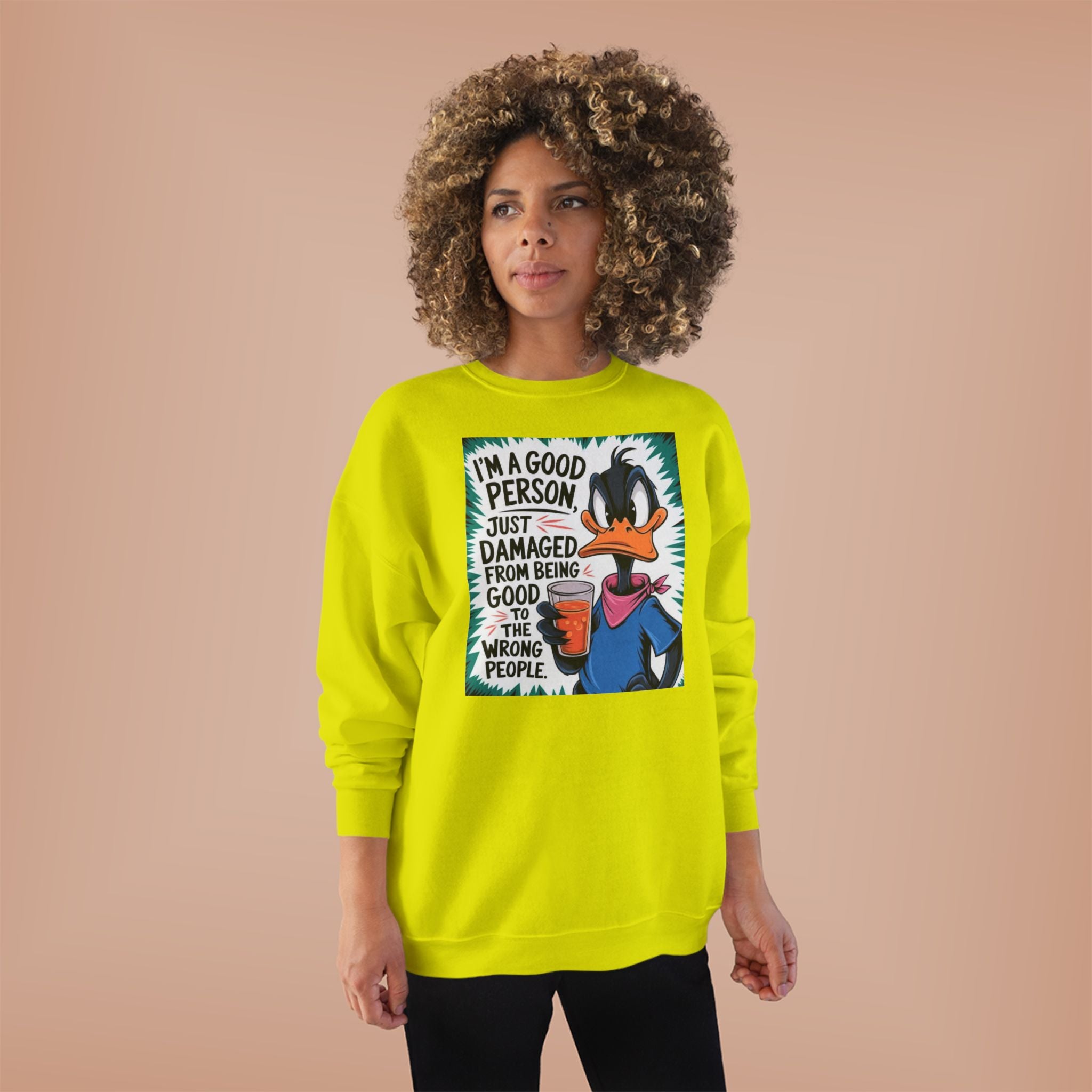 Funny Quote Sweatshirt, Unisex EcoSmart Crewneck, Perfect for Friends, Gift for Birthdays, Casual Wear, Everyday Comfort, Eco-Friendly [...]